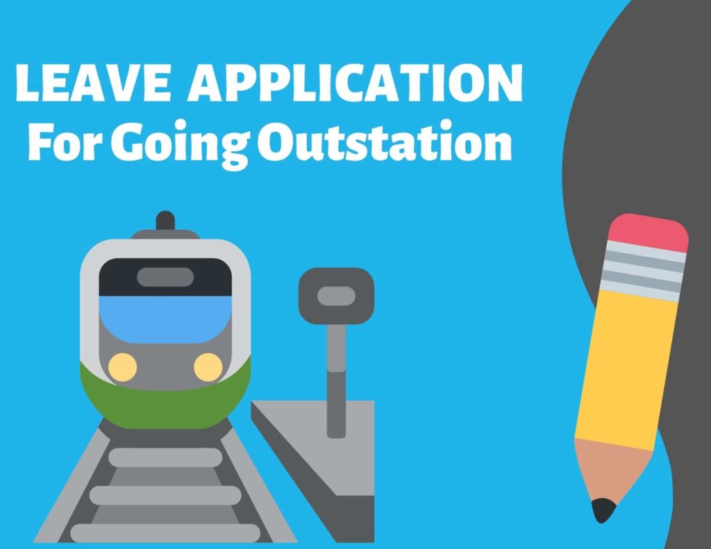 leave application for school student for going outstation